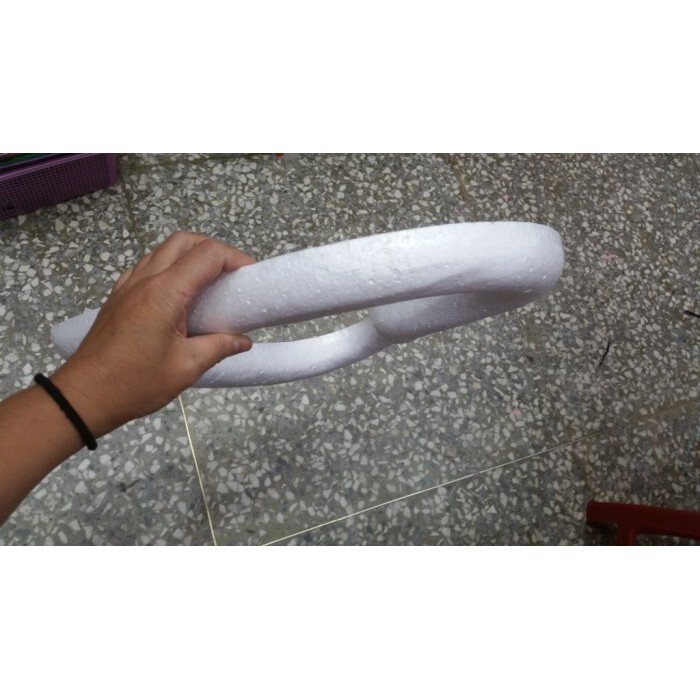 【台灣現貨速發】材料王批發~~29公分裸立體保麗龍摟空愛心