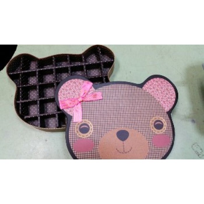 【台灣現貨速發】材料王批發--出清特價--可愛熊熊頭造型禮盒