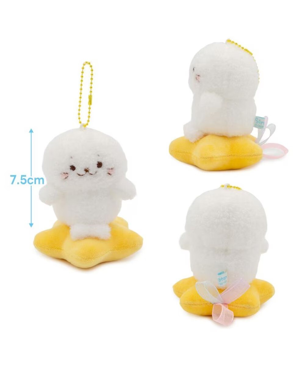 Sirotan 絨毛吊飾(含珠鍊) 流星系列   小白、Rakkoinu、 Ramune