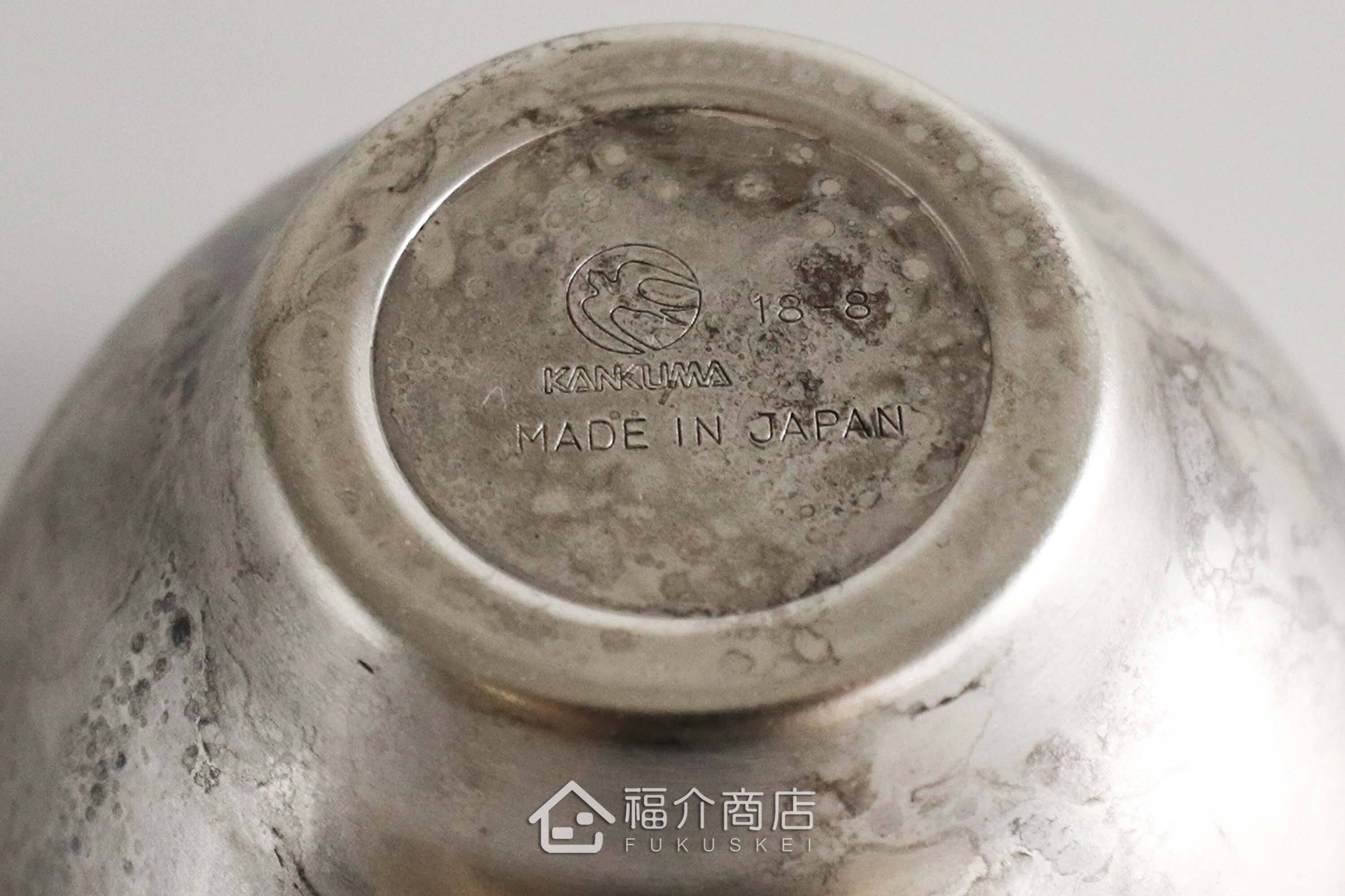 用於盛裝日本茶或清酒飲料用的古董銀造型不鏽鋼材質50ml雙層保溫杯