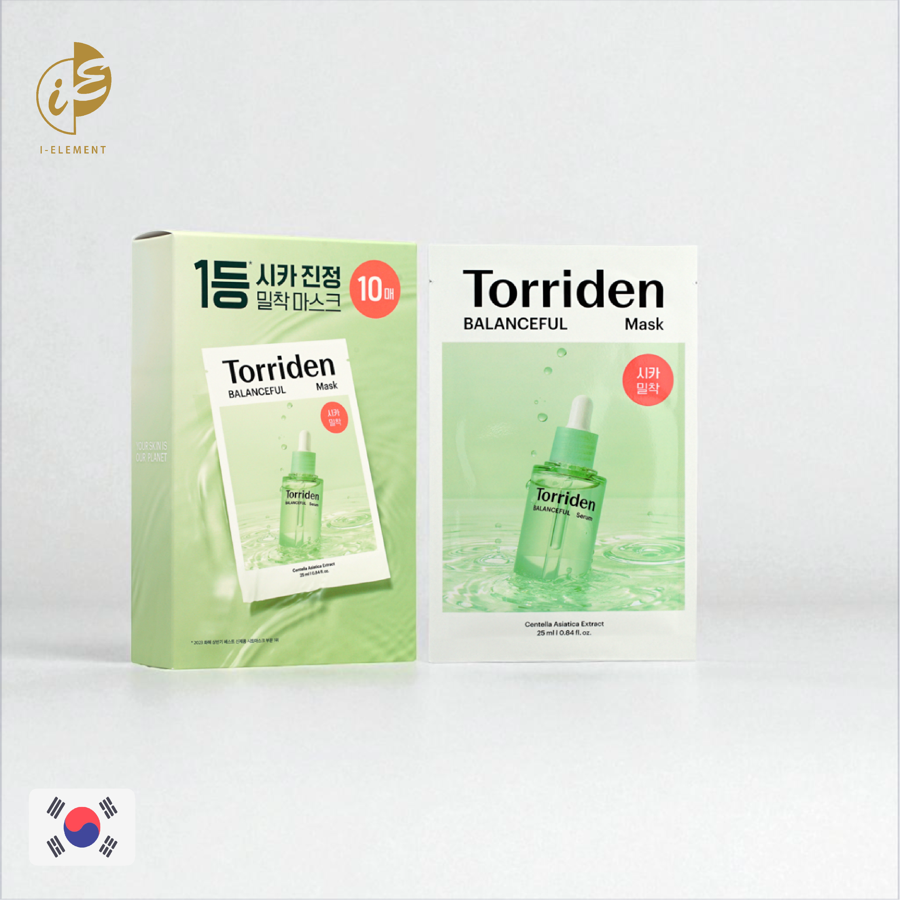 TORRIDEN 積雪草保濕鎮靜面膜 [10片]