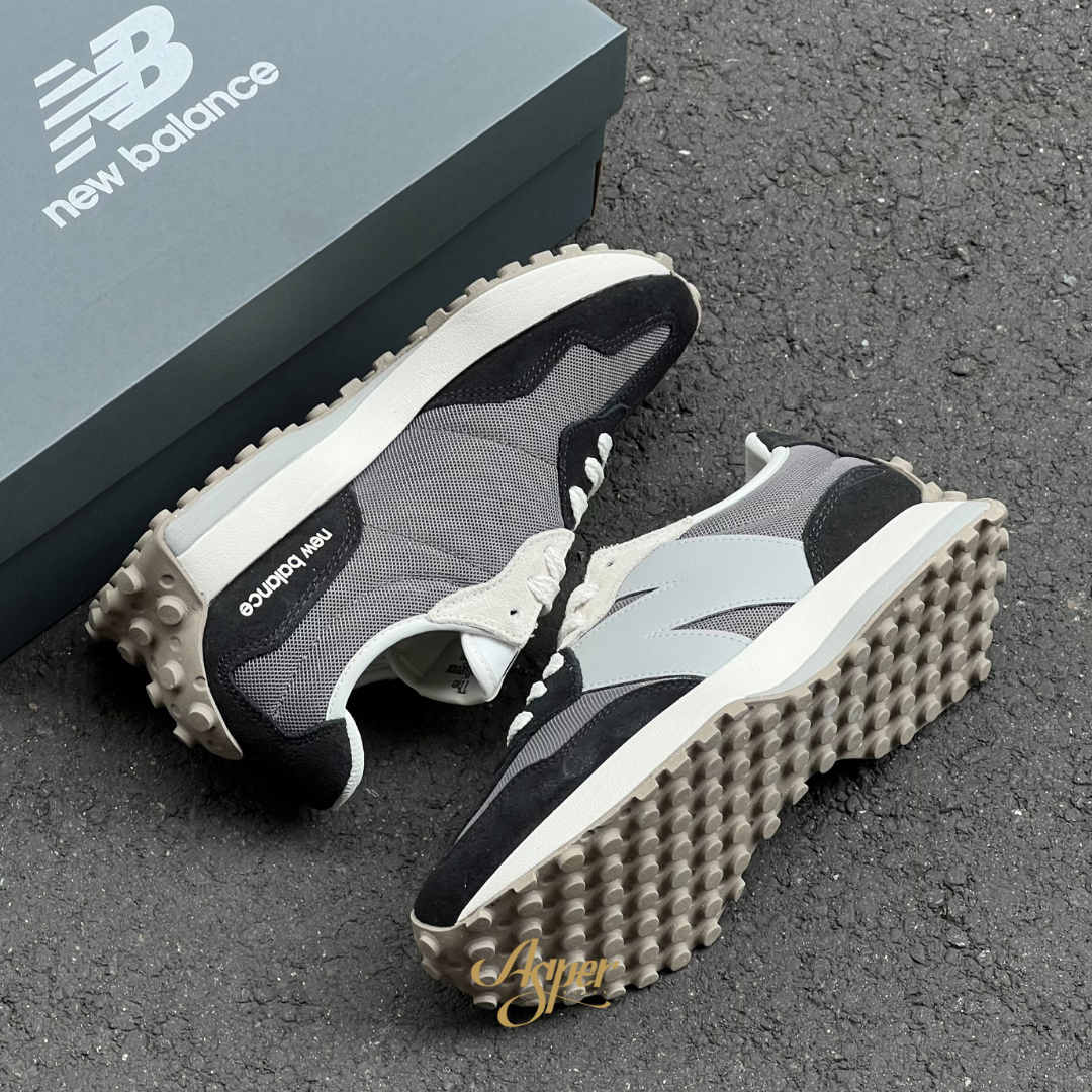 New Balance 327 "black and white" 灰黑白 U327LNB IX