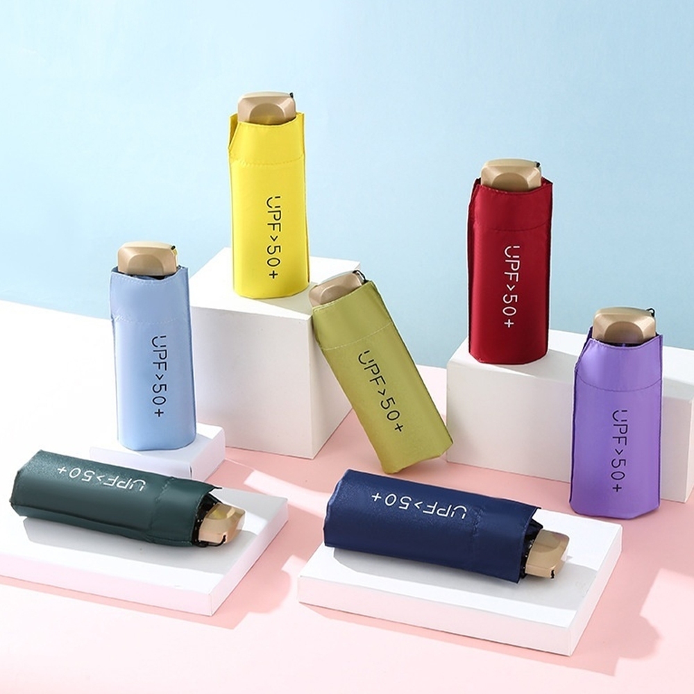 太陽傘 折疊傘 陽傘 雨傘 五摺傘 防曬 6股傘 膠囊傘 手動傘 215