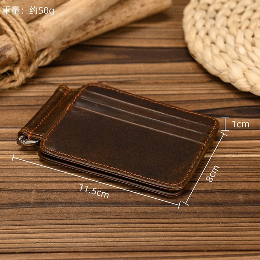 真皮錢包 復古卡夾 頭層牛皮 男生錢包 卡夾 卡片包 多卡位 211