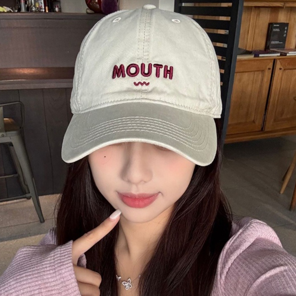 遮陽帽 棒球帽 字母帽 刺繡 韓版 男女百搭 鴨舌帽 顯臉小 108