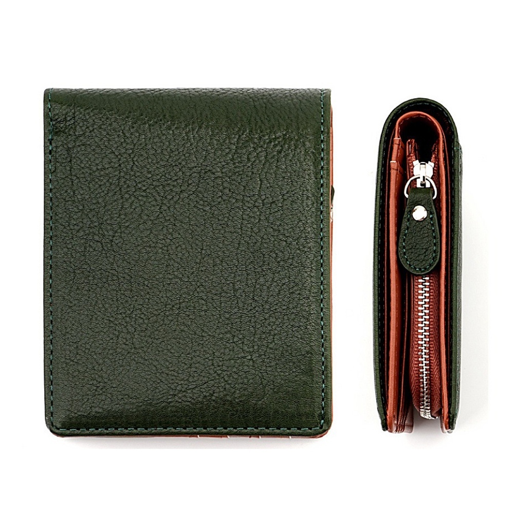 真皮皮夾 多卡位 男用短夾 頭層牛皮 拉鍊零錢包 錢包 男生短夾 皮夾 牛皮錢包 卡夾 二折短夾 小皮夾 高級感 186