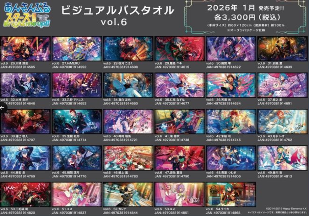 [代購][預訂] ES 大毛巾 VOL.6