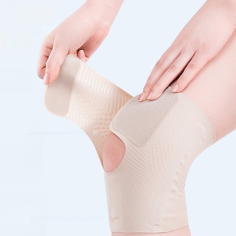 保護膝蓋 固定 支撐 護膝 薄款 運動 跑步 髕骨護膝 男女通用 透氣 防滑 半月板護膝 護具 彈簧支撐 健走 033