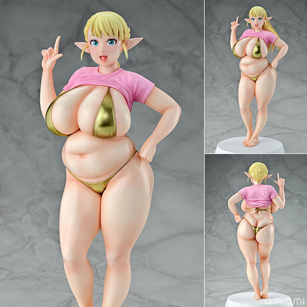 May Q-six Elf-san wa Yaserarenai. Erufu Gold ver. 1/7 Complete Figure Pre-order