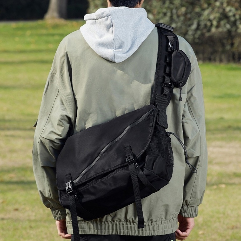 日系包包 迷彩包 男生包包 郵差包 休閒包 外出包 工裝包 斜背包 側背包 單肩包 大容量 胸包 禮物 441