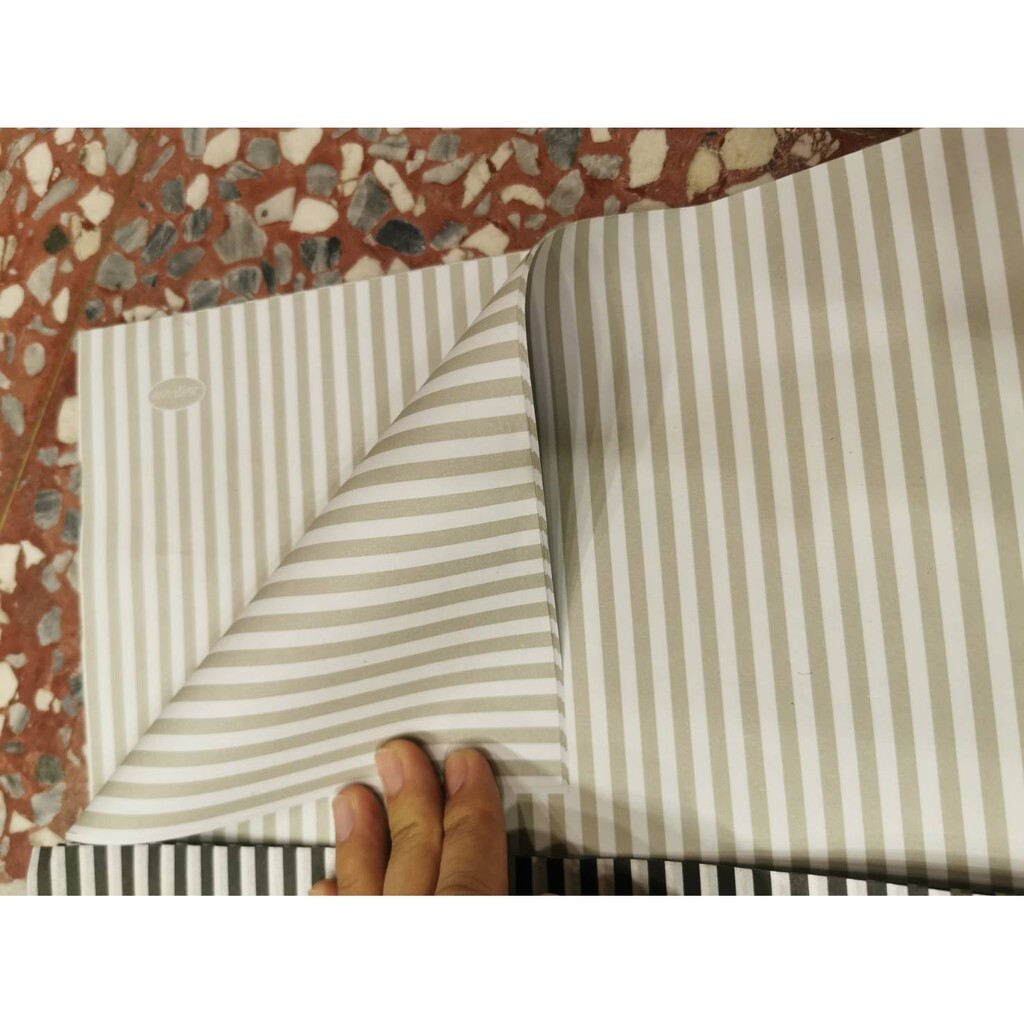 【台灣現貨速發】韓風彩色條紋包裝纸｜一包20張｜包裝紙 包裝材料