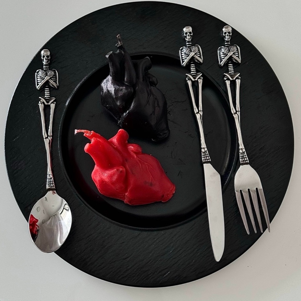 西餐餐具  美人魚 刀叉 骷髏頭 不鏽鋼餐具 環保餐具 湯匙  229