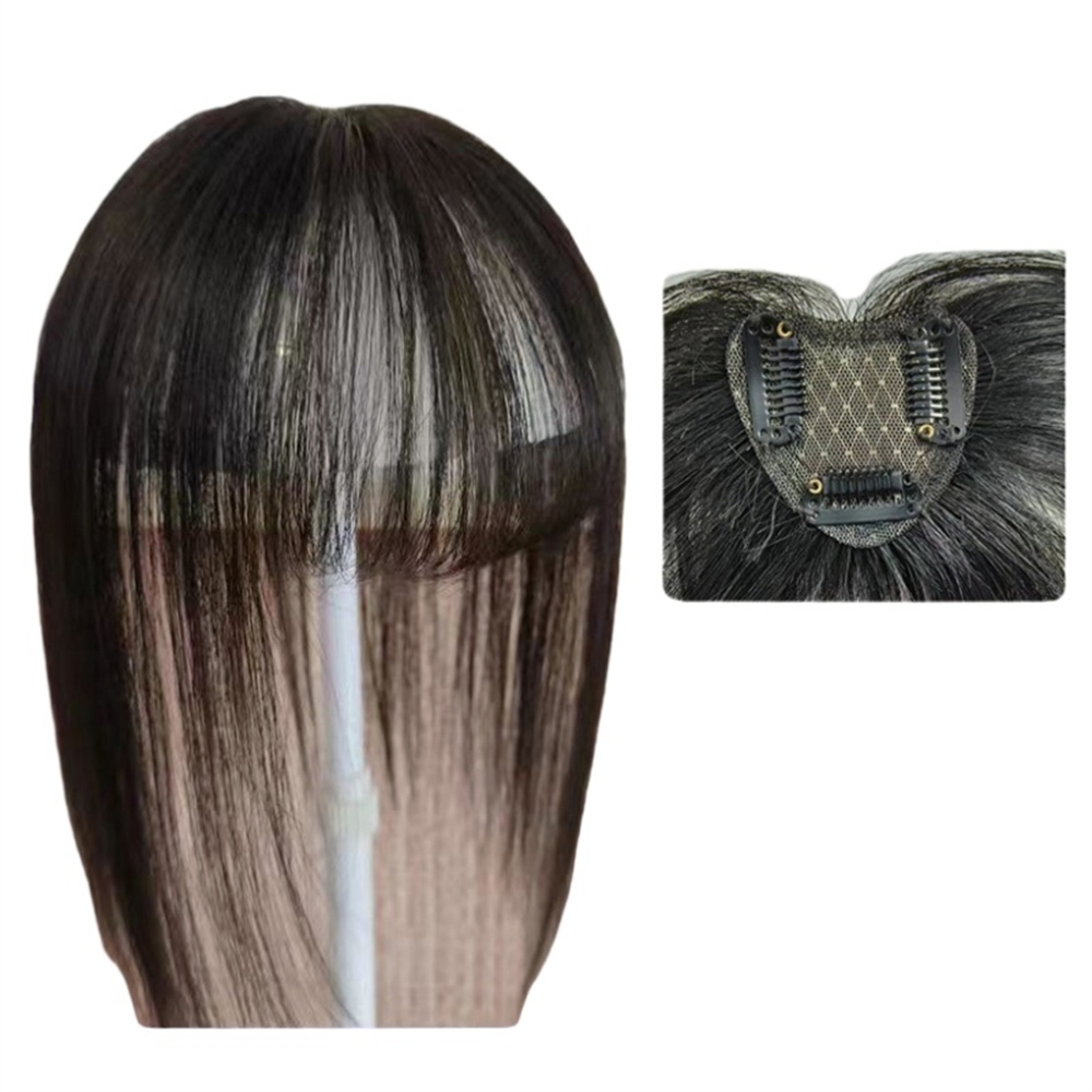 真髮假髮 八字瀏海 真人髮絲 瀏海髮片 髮片 假髮 增髮量 自然 212