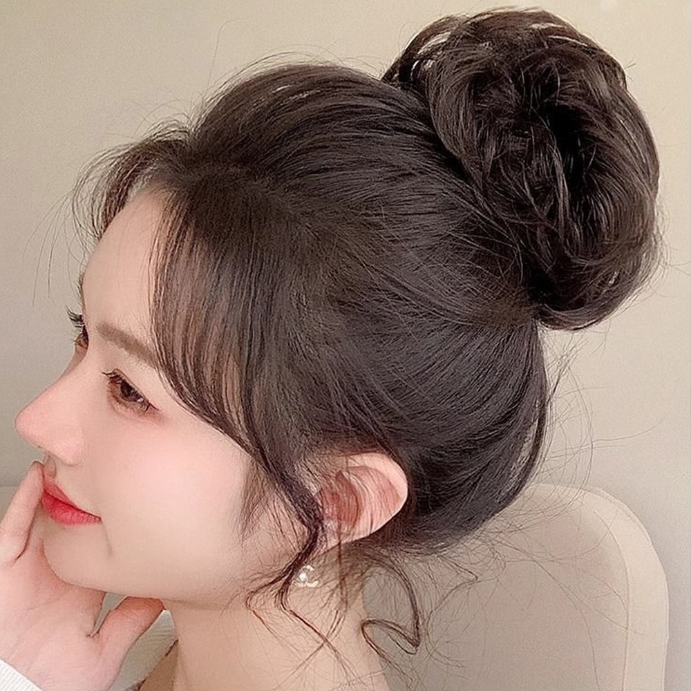 丸子頭 包包頭 假髮圈 花苞頭 假髮包 假髮女盤髮神器 207