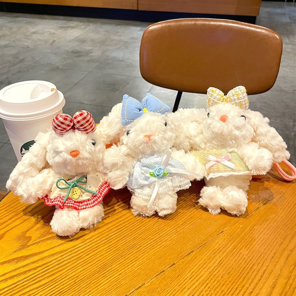 娃娃吊飾 鑰匙圈 鑰匙扣 包包掛飾 送閨蜜 畢業禮物 垂耳兔掛件 兔子娃娃 吊飾 掛飾 公主裙兔 吊帶褲兔 189