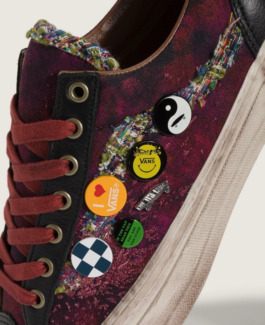 Vans Premium Old Skool 36 做舊 勳章 髒髒鞋 滑板鞋 休閒鞋 棕色 酒紅 VN000D9RENB/RBRG