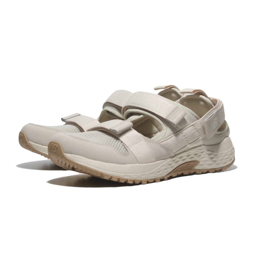 NEW BALANCE 休閒鞋 FRESH FOAM 奶茶 黏帶 運動涼鞋 男女 UA710AG1