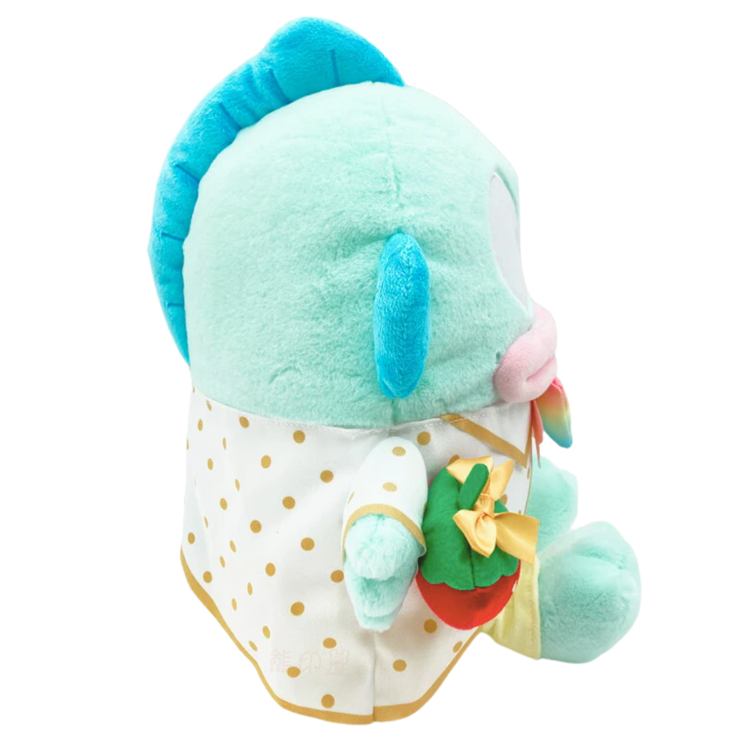 草莓新聞50週年彩虹款水怪毛公仔擺件(M)