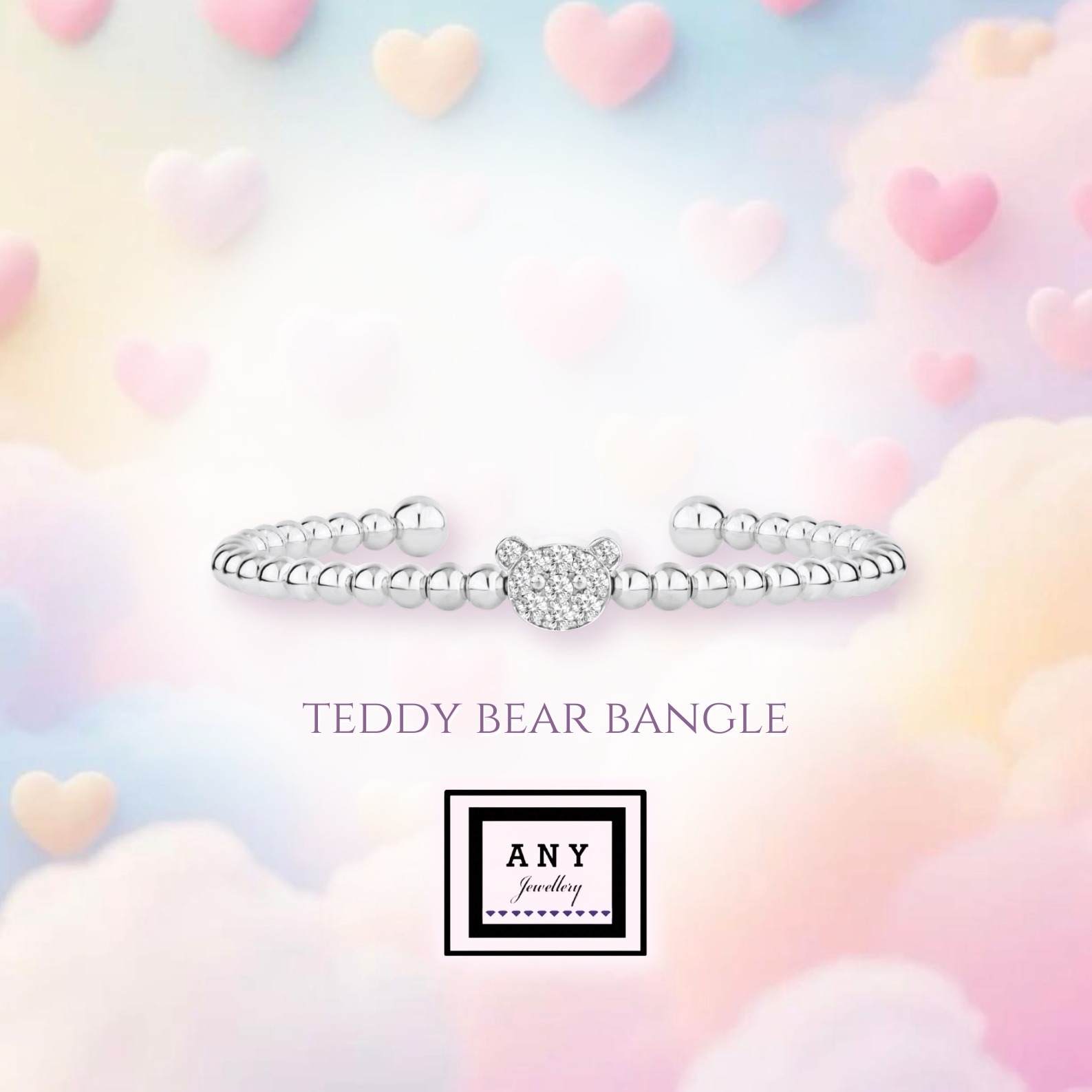 (4466) B1619 Bear Bear Bangle