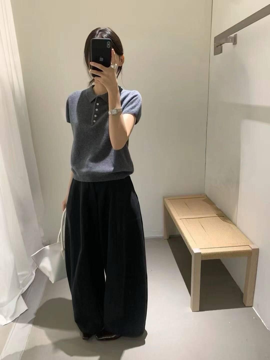 Too soft wool polo knit