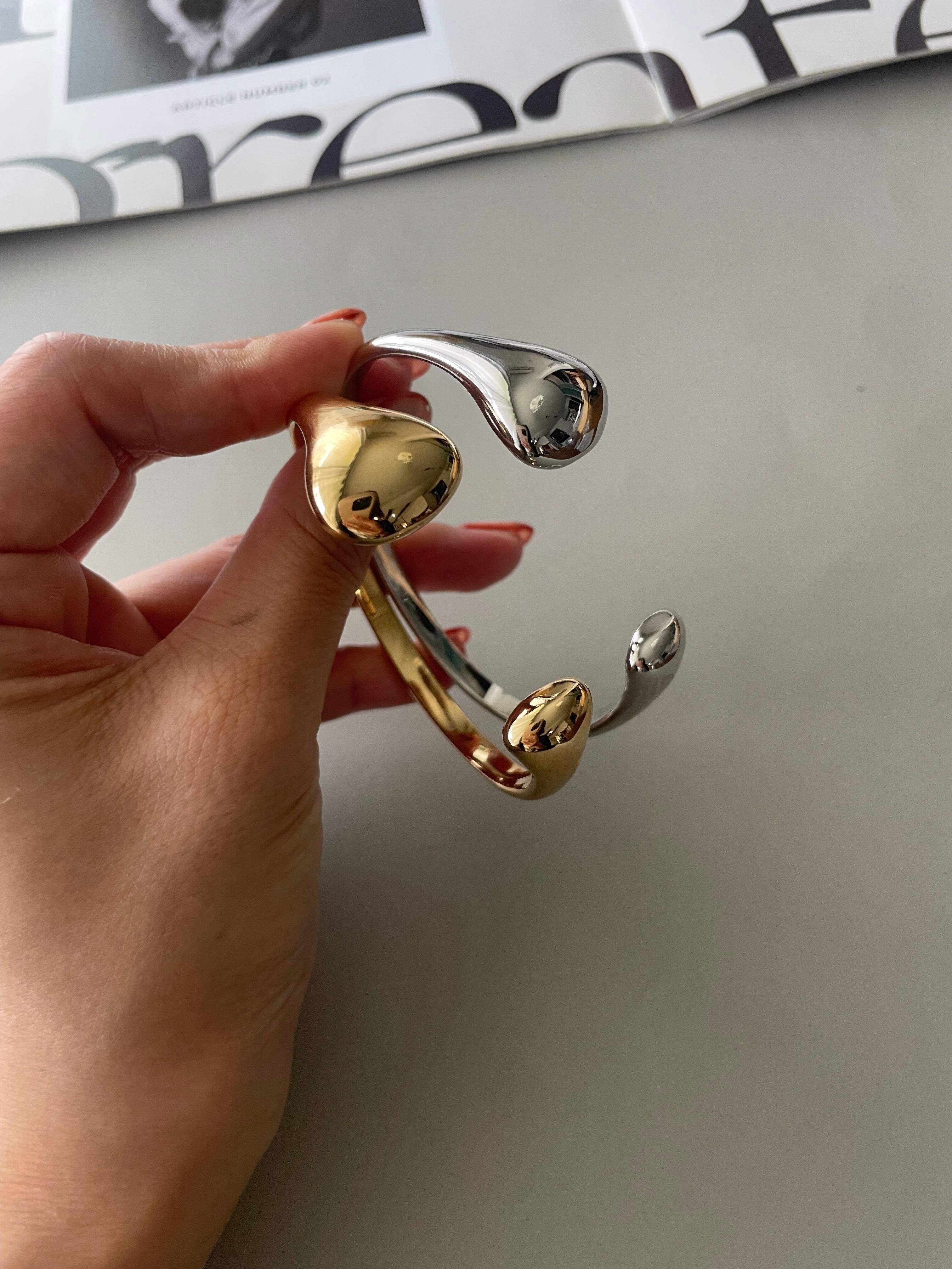 metal cuff bangle