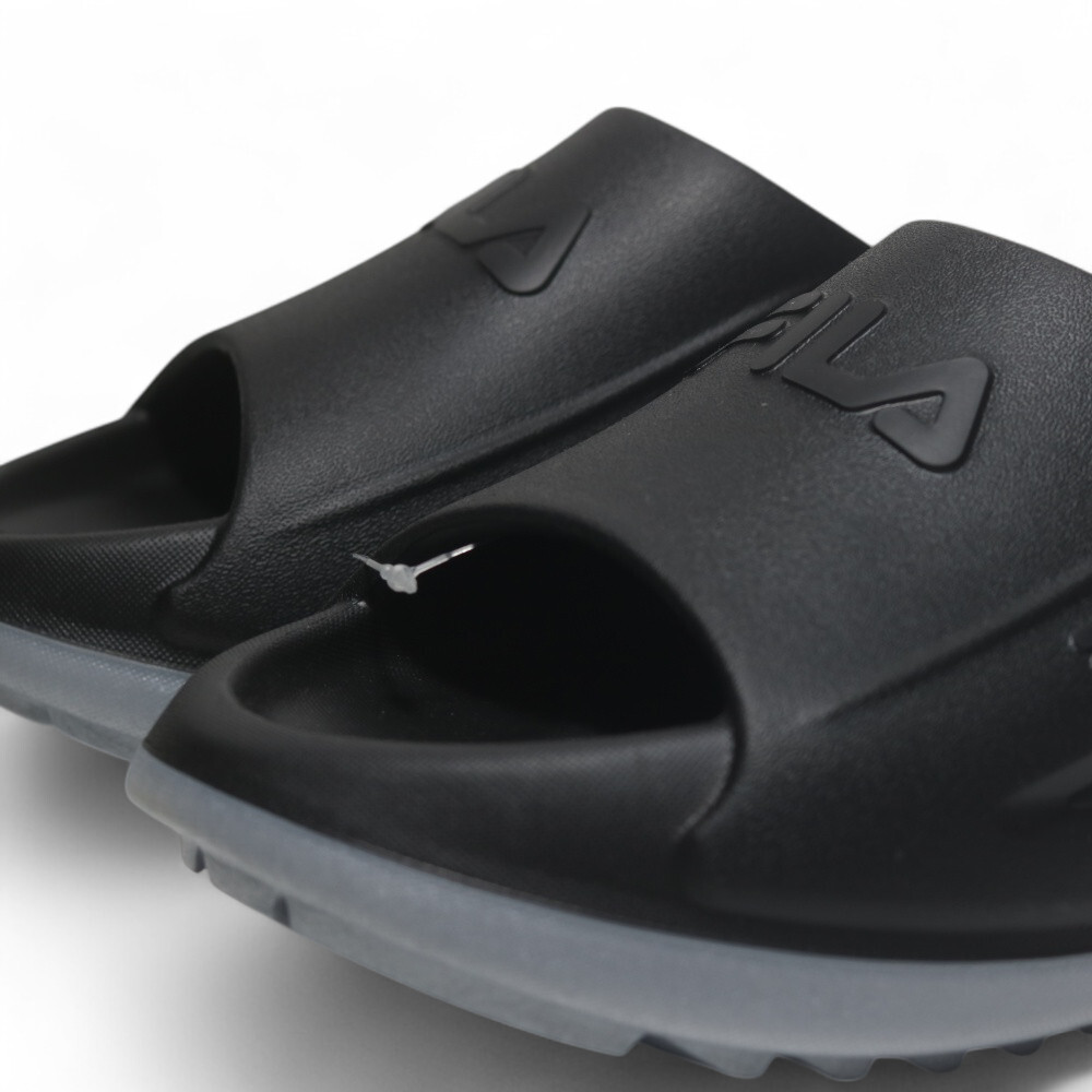FILA 涼拖鞋 AIRSHIP 黑 LOGO 防水 厚底 運動涼鞋 男女 4S938Y080