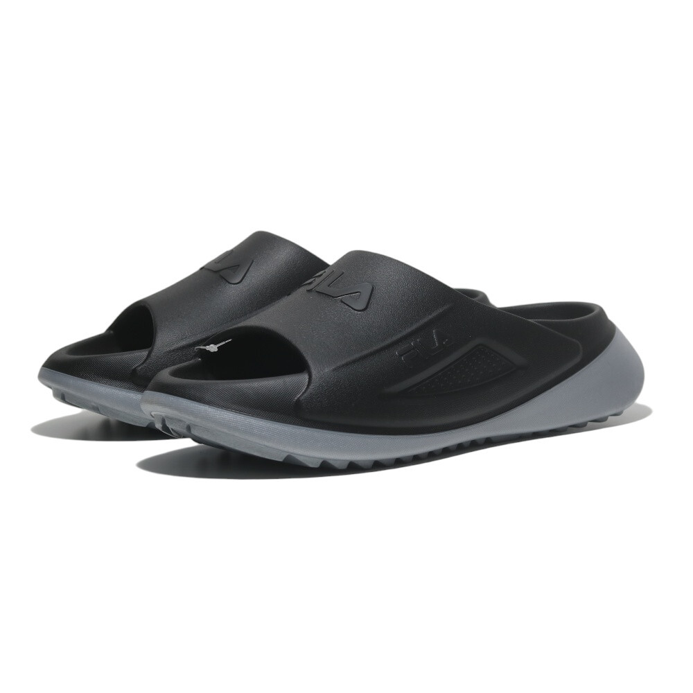 FILA 涼拖鞋 AIRSHIP 黑 LOGO 防水 厚底 運動涼鞋 男女 4S938Y080