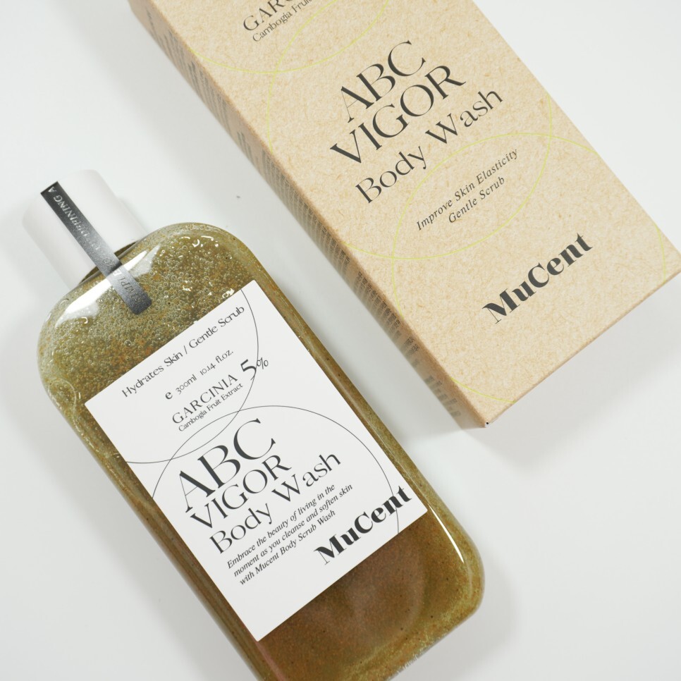 韓國MuCent ABC活力磨砂膏沐浴露300ml｜身體磨砂膏｜身體去角質｜磨砂膏｜去角質｜沐浴露