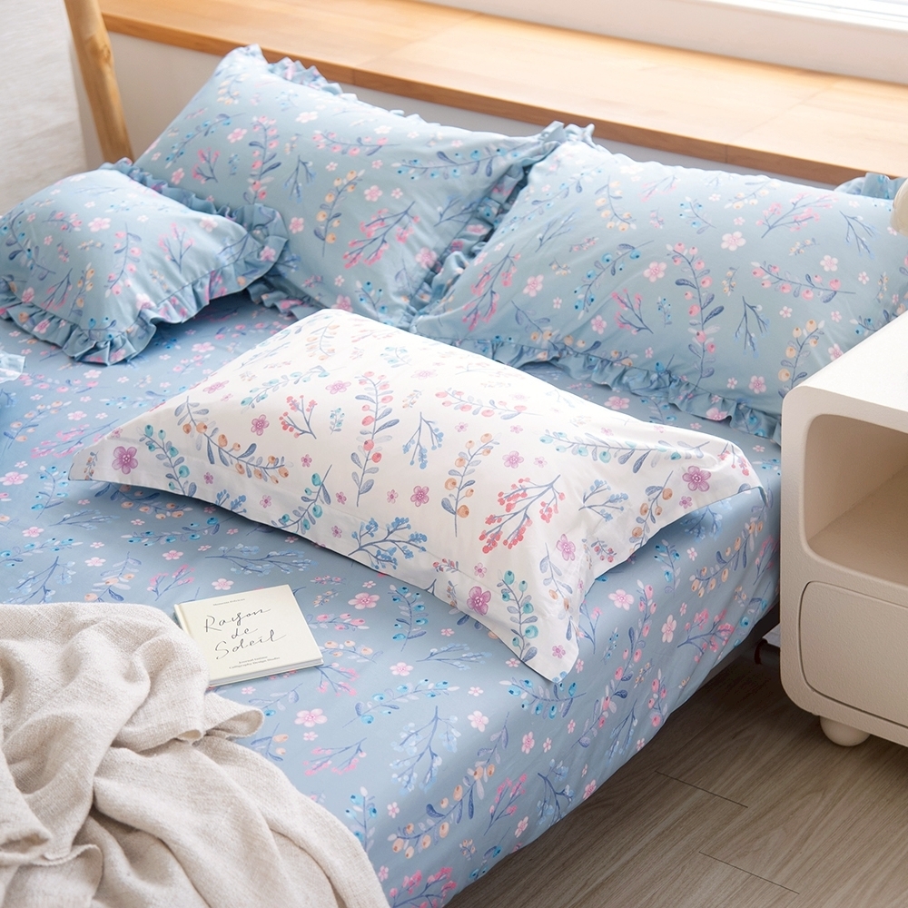 300織長絨棉床包組 | 葛莉絲