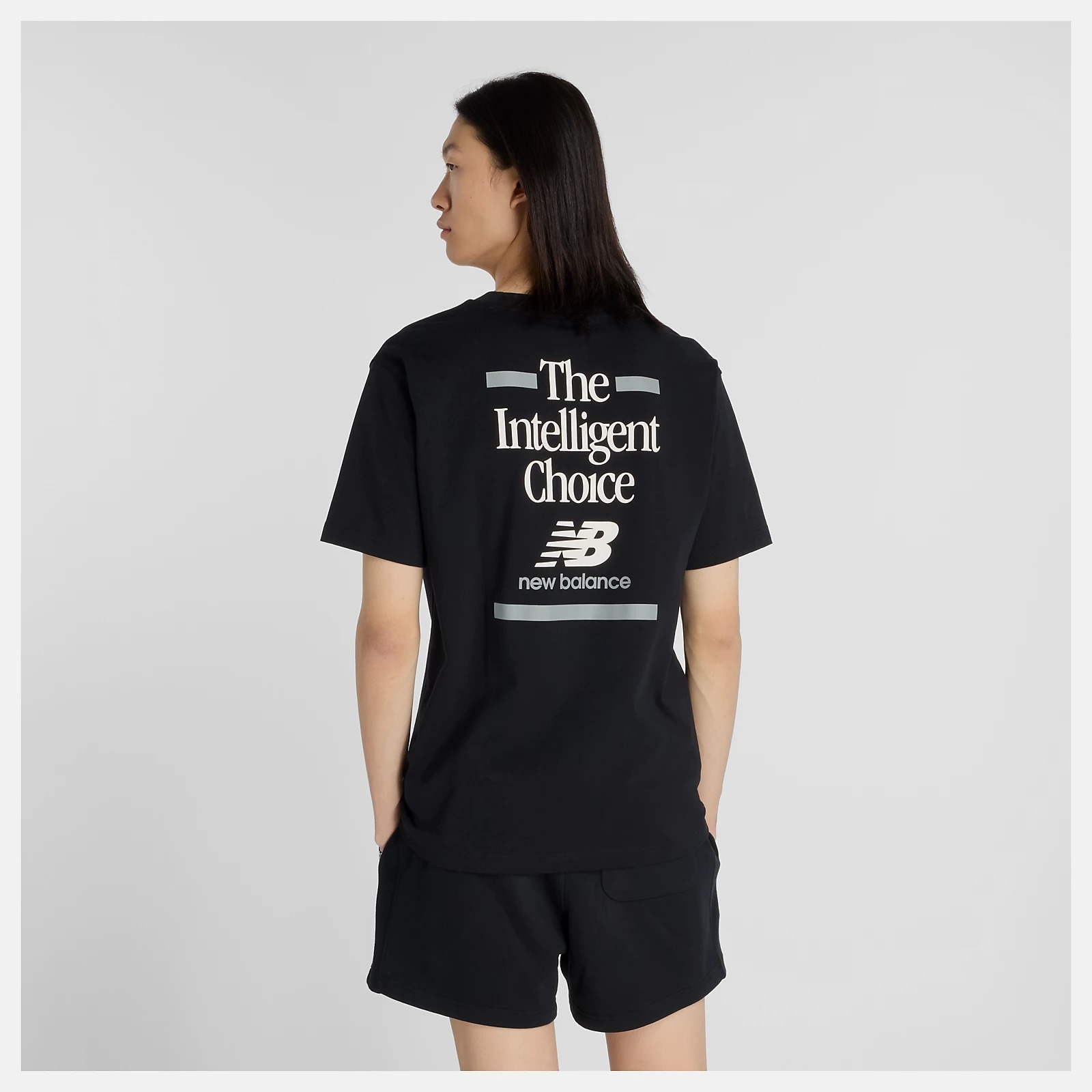 NEW BALANCE 短T NB 黑 標語LOGO 短袖 上衣 男 MT53900BK