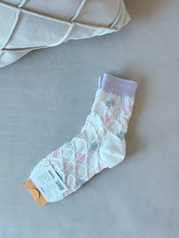 菱格壓紋花磚長襪【限量】