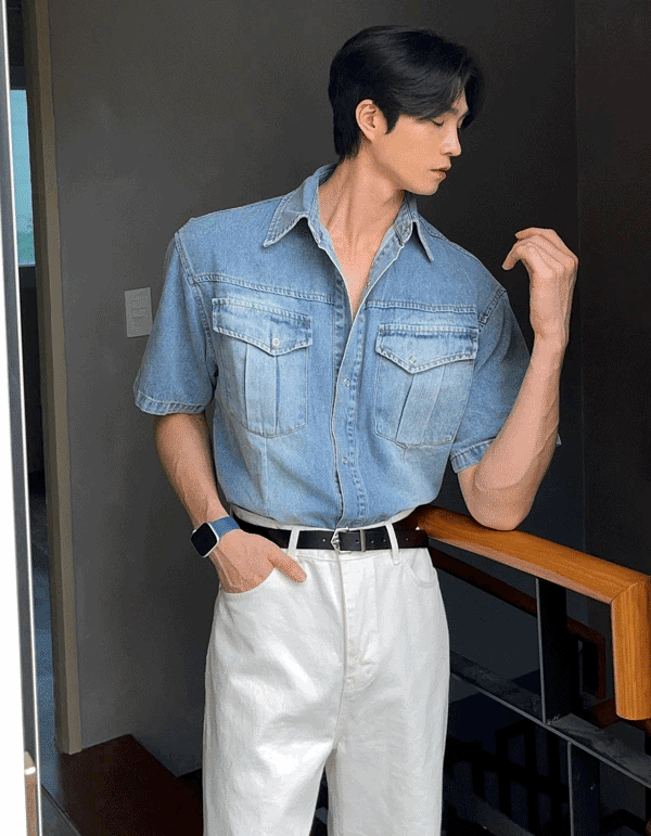 Dart 牛仔襯衫
