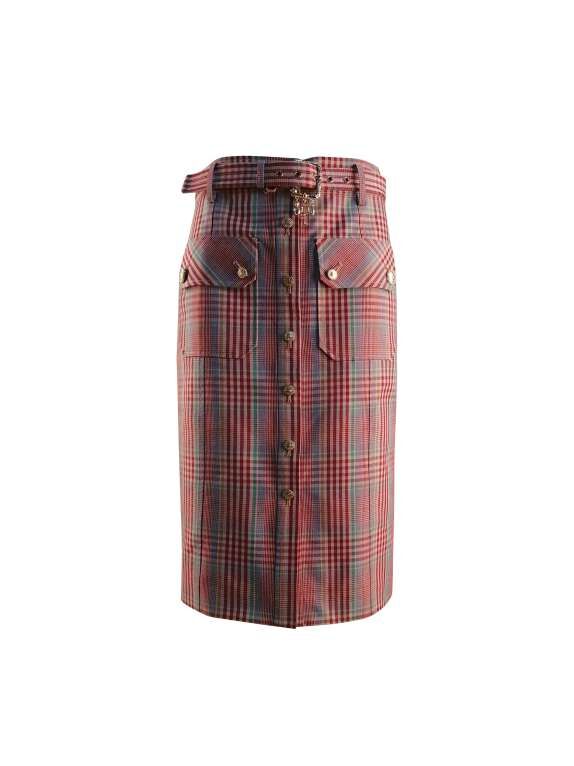 BB1AB026C1 法式莊園知性中長合身裙 (附布腰帶 /官網限定)