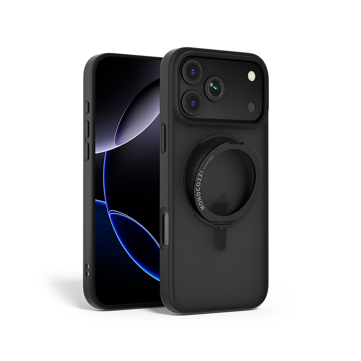 for iPhone 17 Pro Max | #SAFEPROTECT | Magnetic Charging Compatible Rugged Defense Hybrid Case w/ rotatable ring