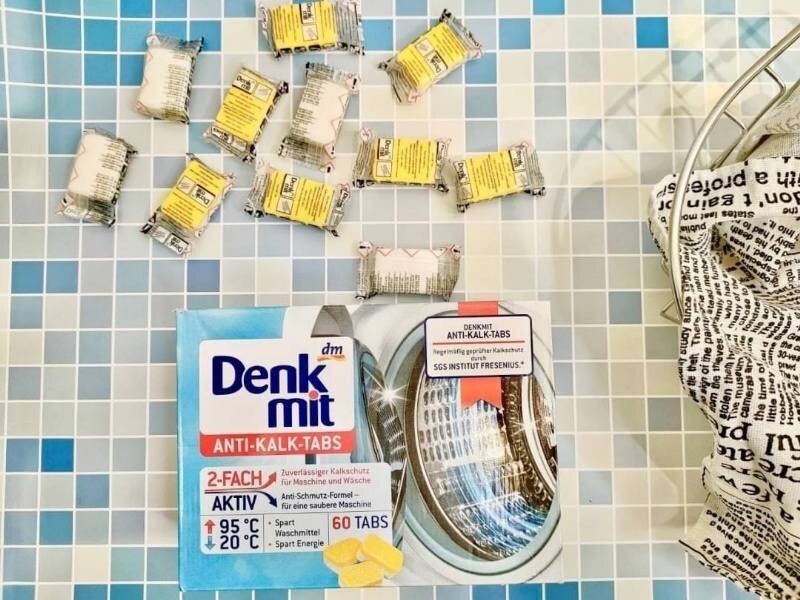 德國 Denkmit洗衣機清潔錠｜60入｜洗衣機專用｜清潔錠