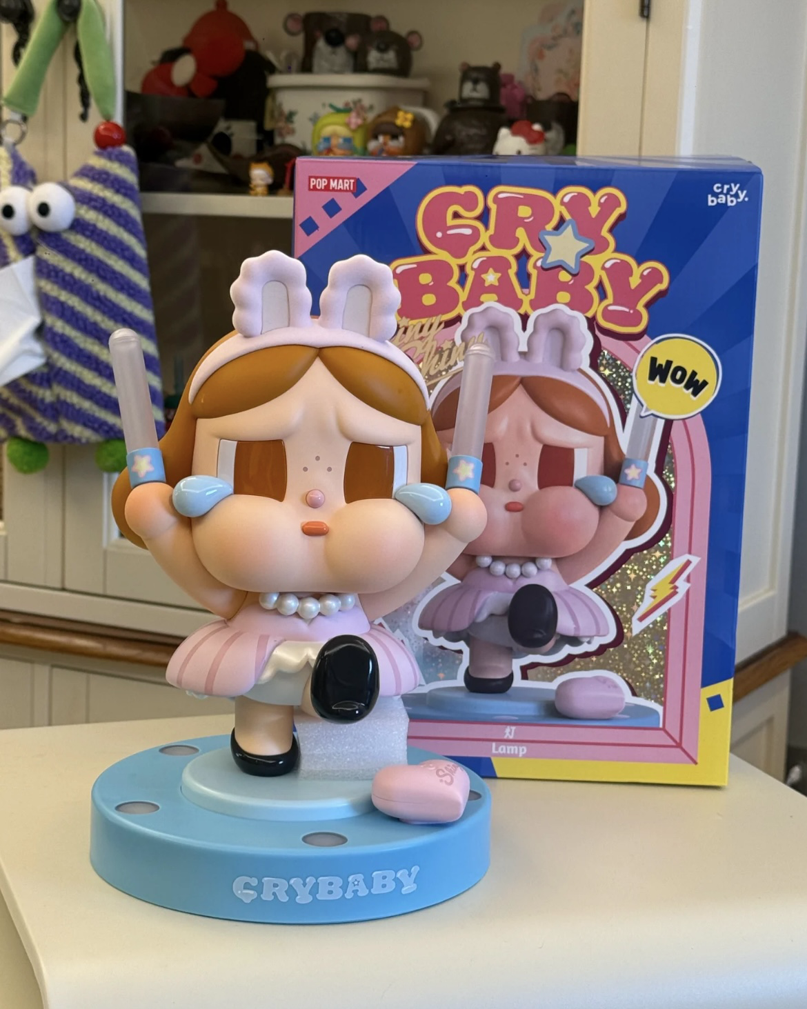 <官方正版>POPMART 泡泡瑪特 CRYBABY 哭娃 SHINY SHINY系列 小夜燈