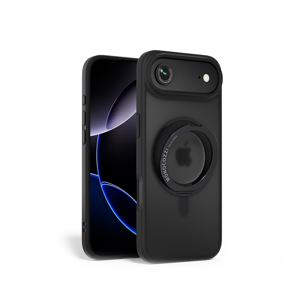 for iPhone Air | #SAFEPROTECT | Magnetic Charging Compatible Rugged Defense Hybrid Case w/ rotatable ring