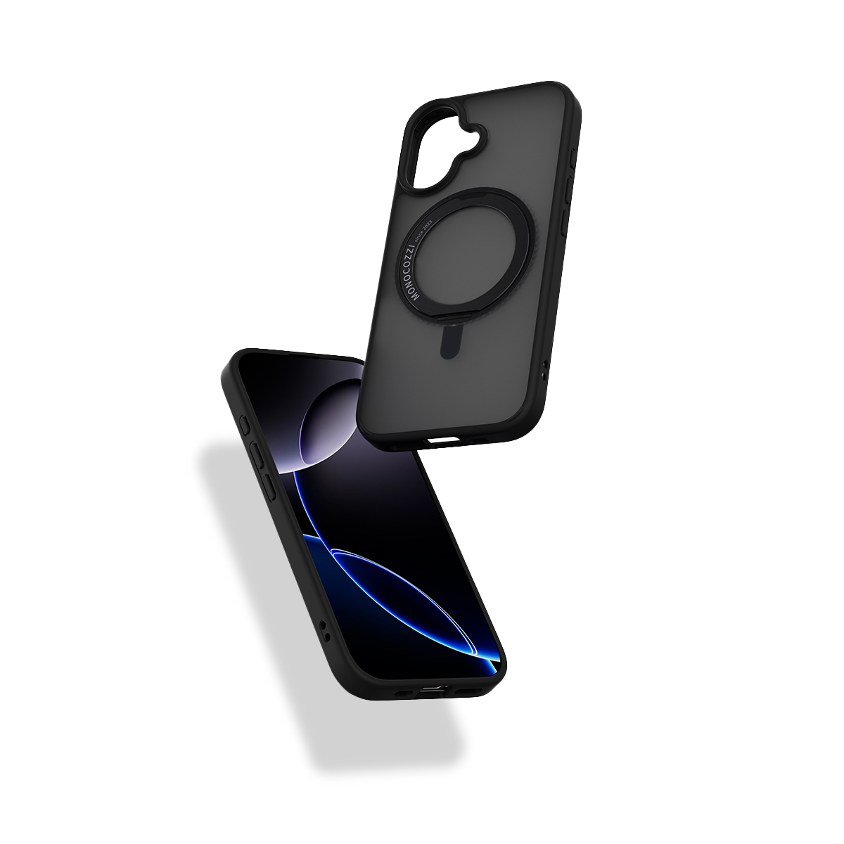 for iPhone 17 | #SAFEPROTECT | Magnetic Charging Compatible Rugged Defense Hybrid Case w/ rotatable ring