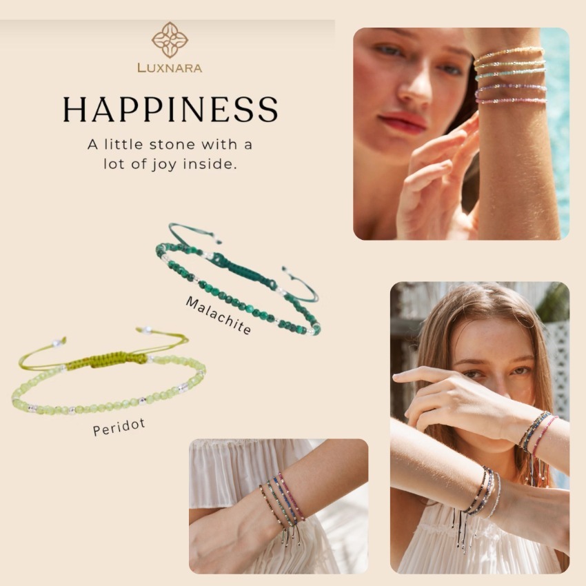 Luxnara Jewelry 橄欖石手鏈/孔雀石手鏈