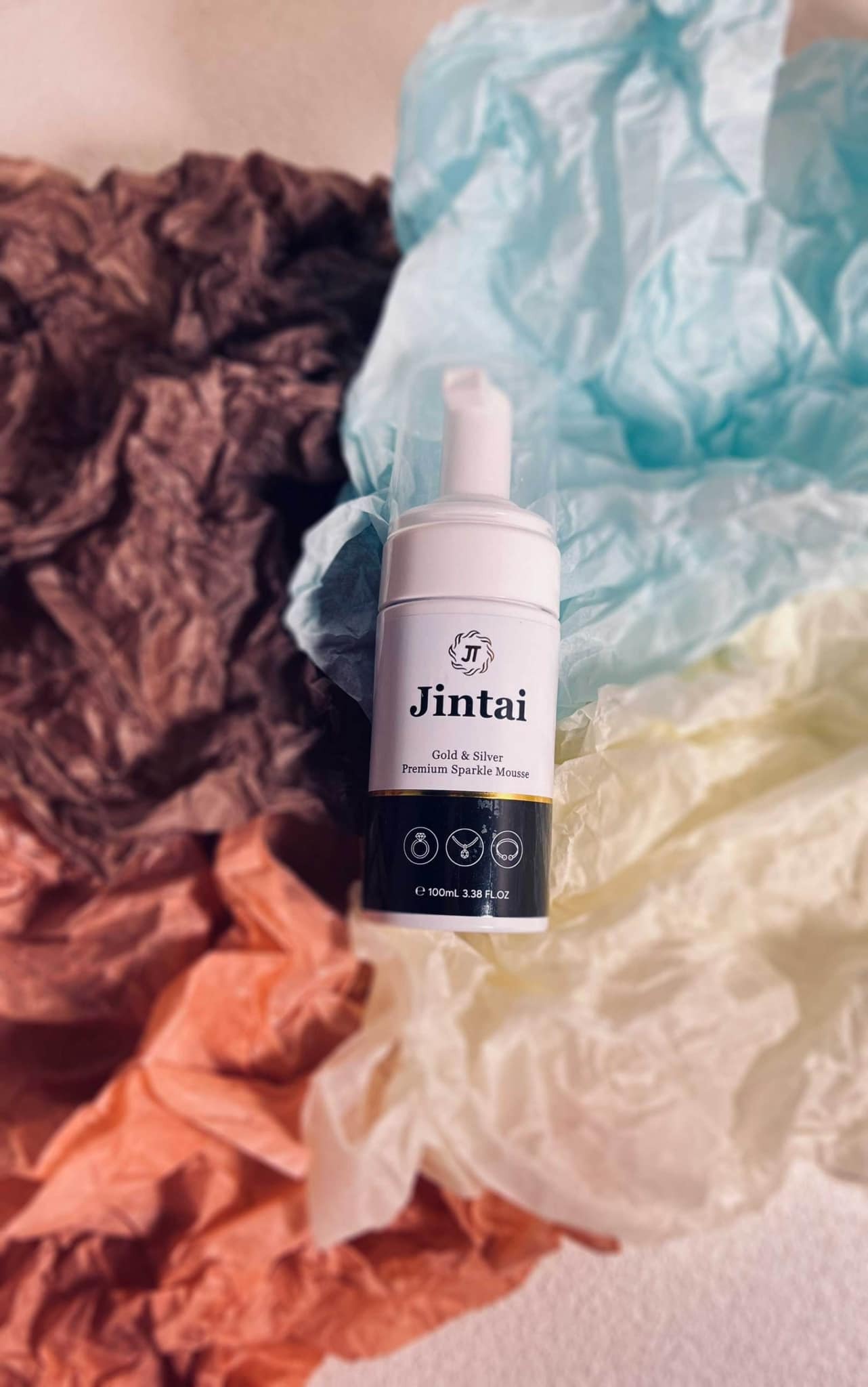 Jintai金泰洗 金銀專業清潔慕斯100ml｜飾品清潔慕斯｜金銀清潔慕斯