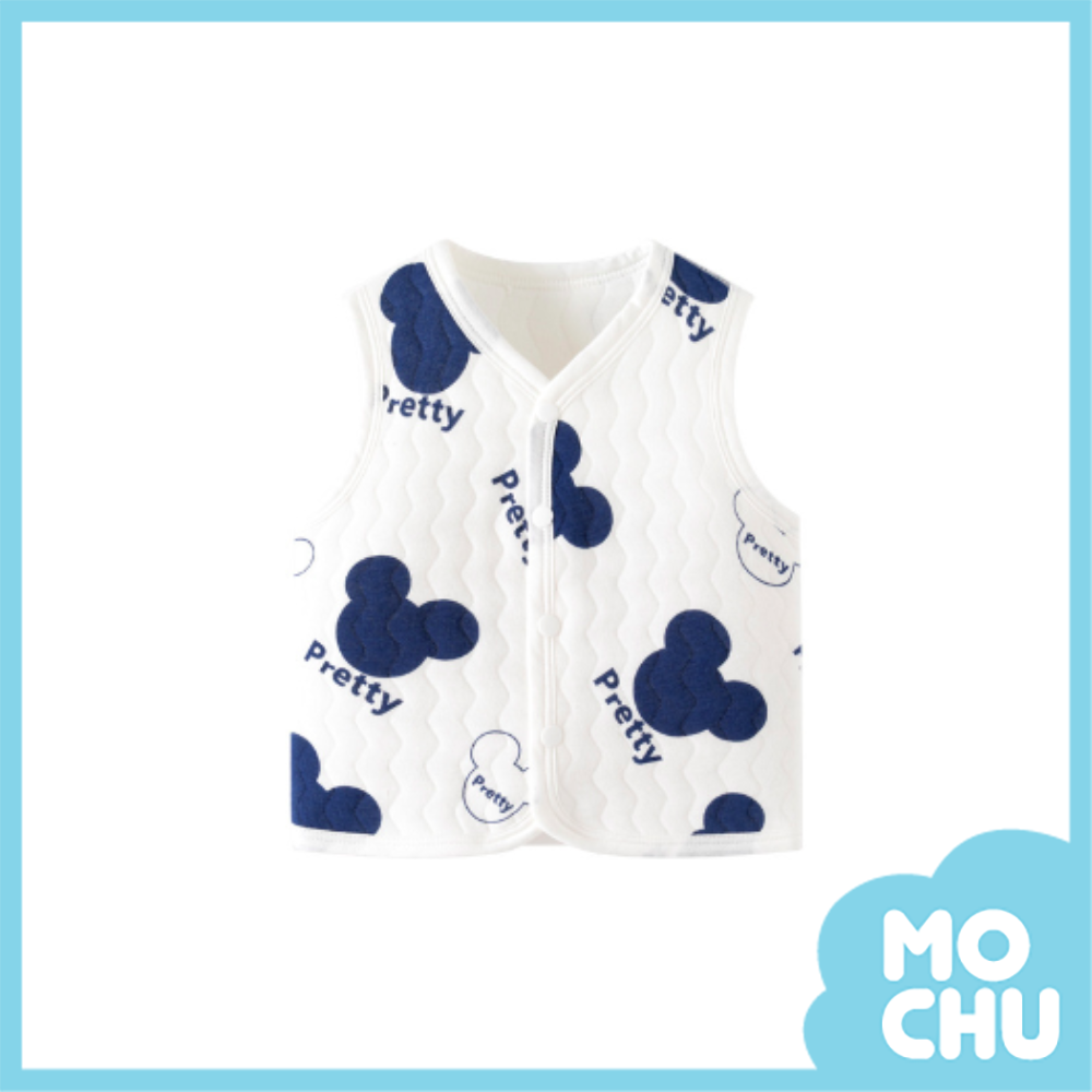 卡通鼠夾棉保暖背心