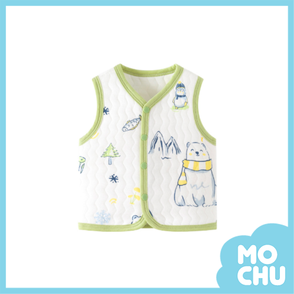 北極熊夾棉保暖背心