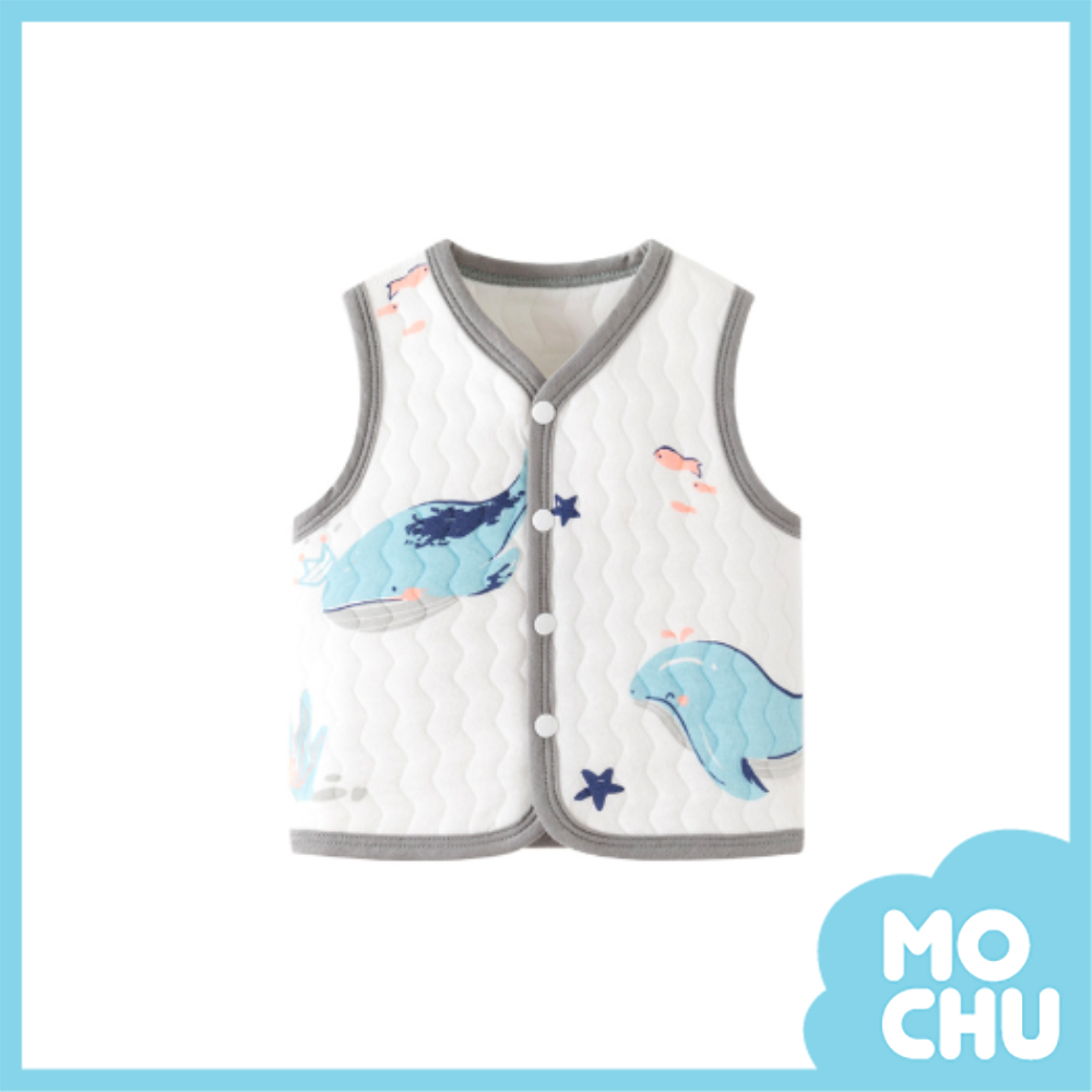 小鯨魚夾棉保暖背心