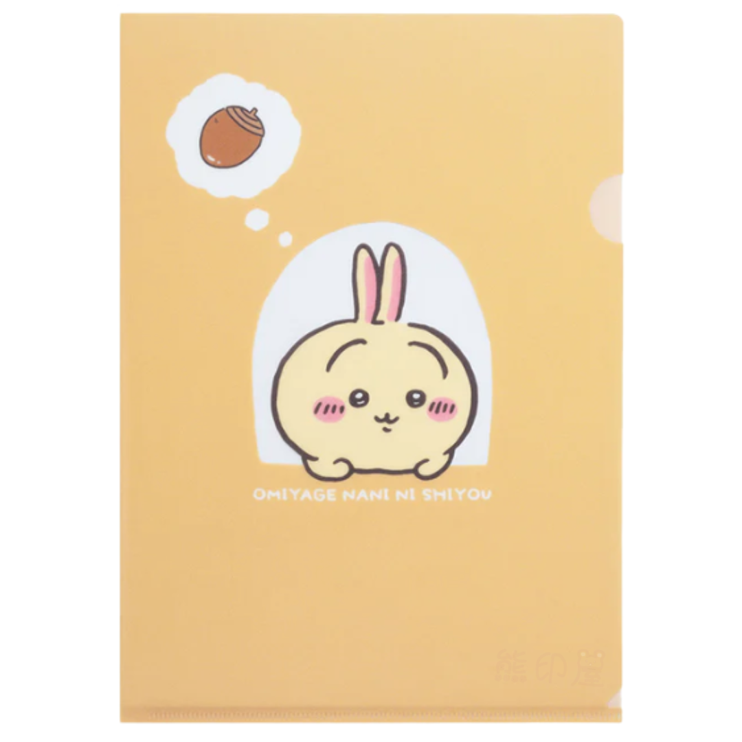 日本Chiikawa東京紀念品兔子貓款A4 file 日本製