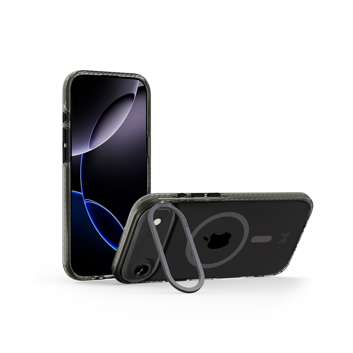 for iPhone Air | LUCID | Magnetic Charging Compatible Lens Protection Stand Shockproof Hybrid Case