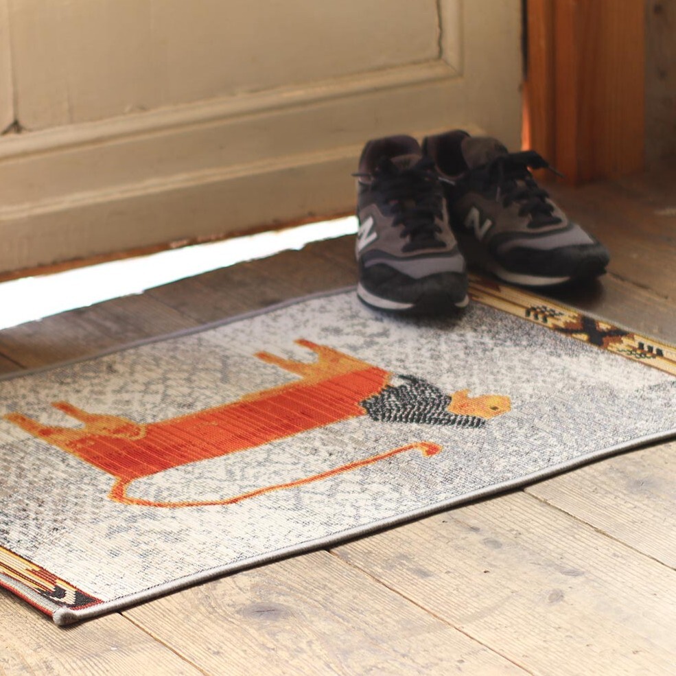 可水洗地墊∣戶外抗UV系列 獅子∣日本 POST GENERAL