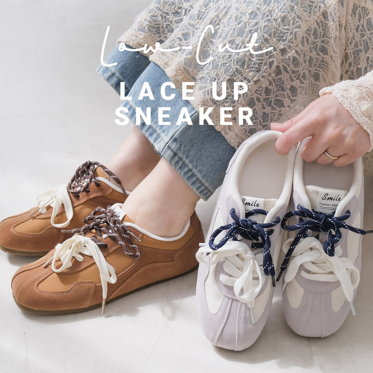 甜美休閒 雙色鞋帶美型休閒鞋【CN306】