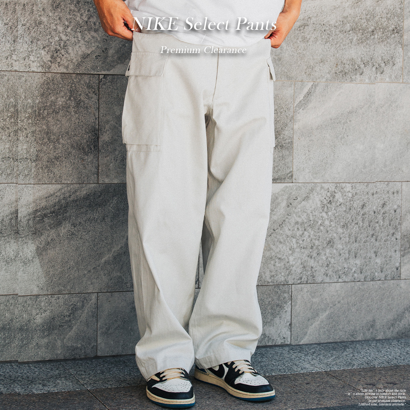 NIKE 男子工裝 休閒 寬鬆 直筒長褲【FJ0324-072】