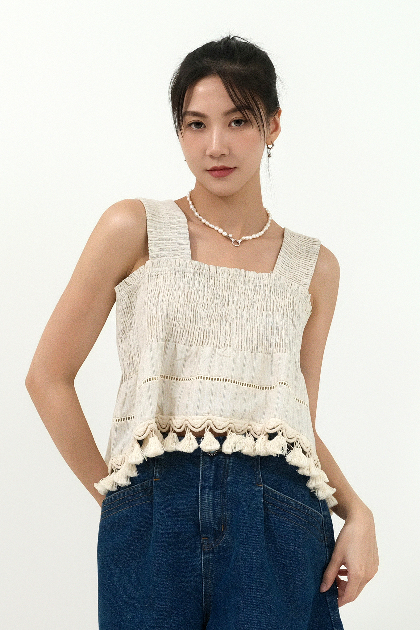 民族蘇蘇腳拉橡筋背心 (預購產品）