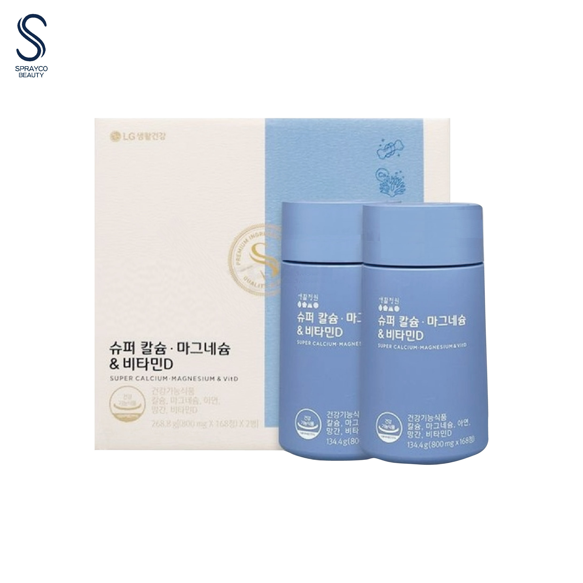 預訂4月上旬【LG生活庭園 超級鈣鎂+維生素D(336粒/112日量)】